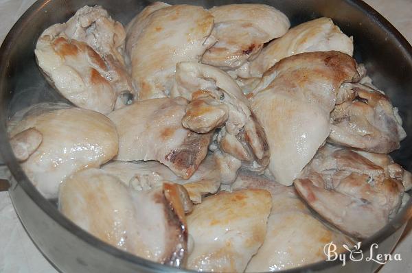 Romanian Chicken Stew - Ostropel - Step 3