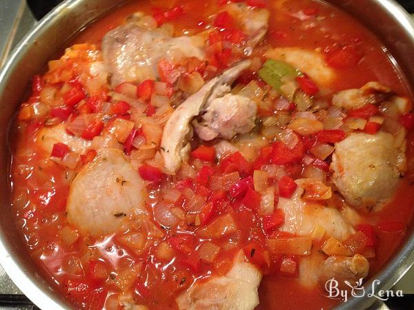 Romanian Chicken Stew - Ostropel - Step 8