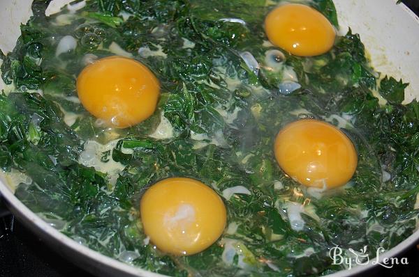 Creamed Spinach with Eggs - Step 4