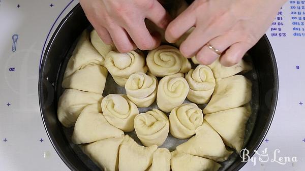 Serbian Pogaca Butter Bread - Step 17