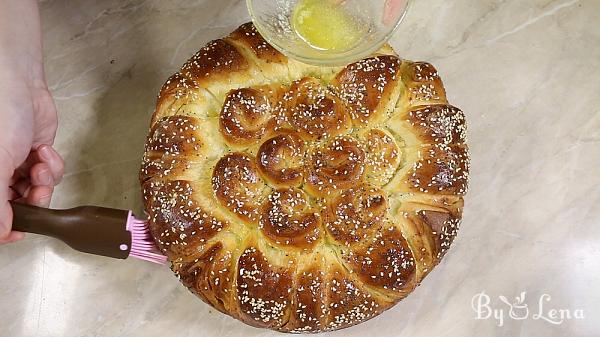 Serbian Pogaca Butter Bread - Step 24