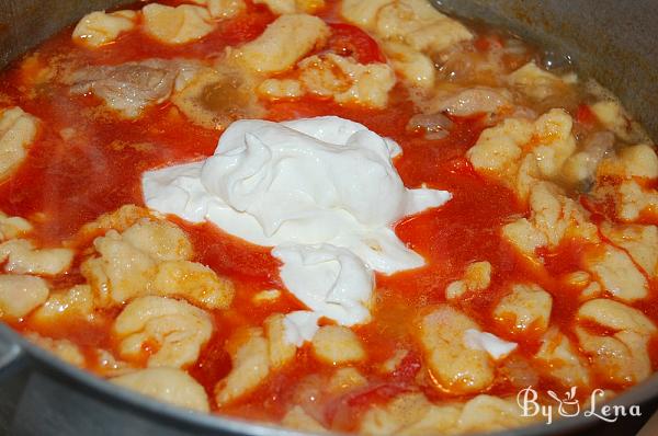 Chicken Paprikash with Dumplings - Step 16