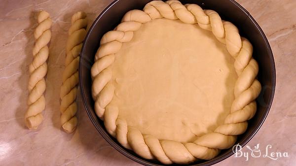 Pasca - Romanian Easter Bread with Cheese Filling - Step 26