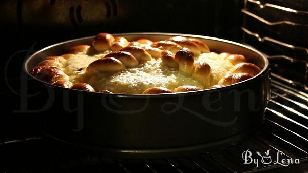 Pasca - Romanian Easter Bread with Cheese Filling - Step 38