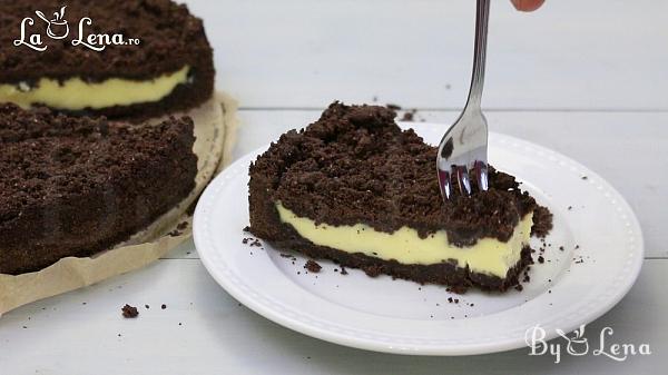 No Knead Chocolate Farmers Cheese Cake - Step 14