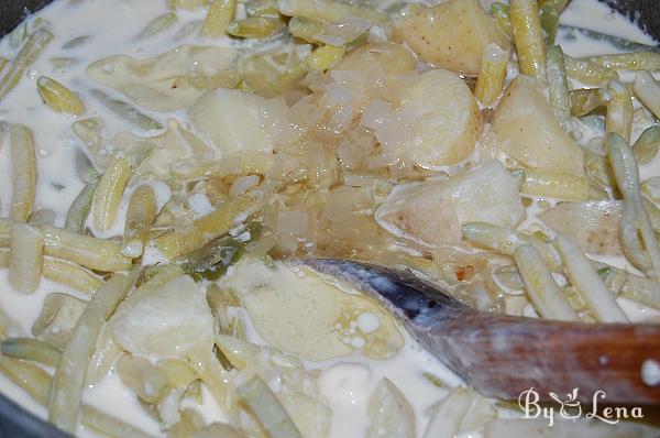 Moldovan Creamy Potatoes and Beans - Step 5