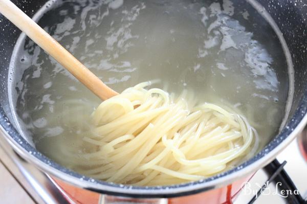 Easy Creamy Chicken Pesto Pasta - Step 9