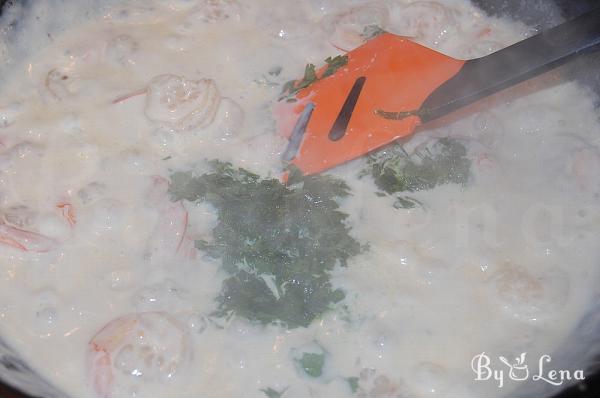 Creamy Shrimp Pasta - Step 8