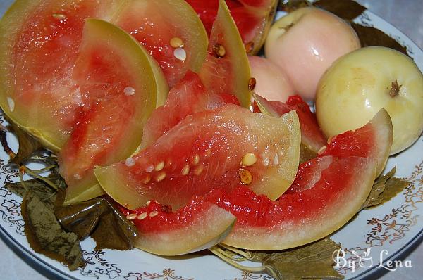 Whole Pickled Watermelon