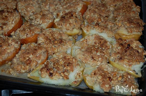 Baked Pears and Apples with Delectable Crumble Topping - Step 9