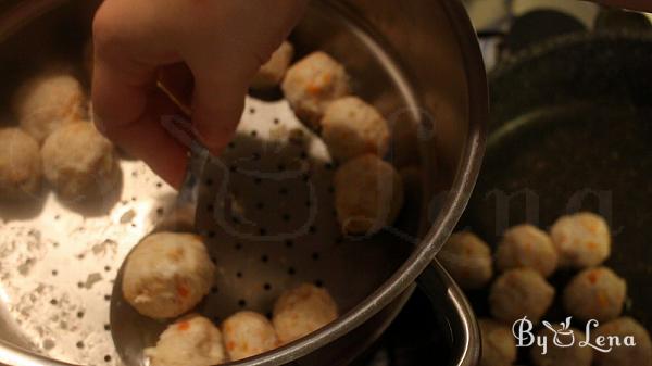 Healthy Chicken Meatballs in a Cream Sauce - Step 7