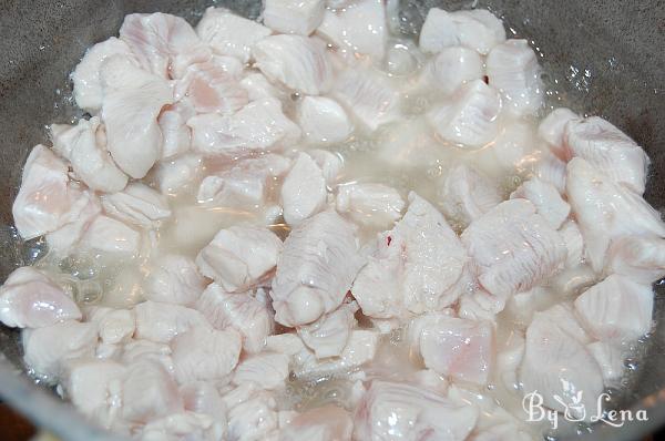 Chicken Pilaf with Quince - Step 1