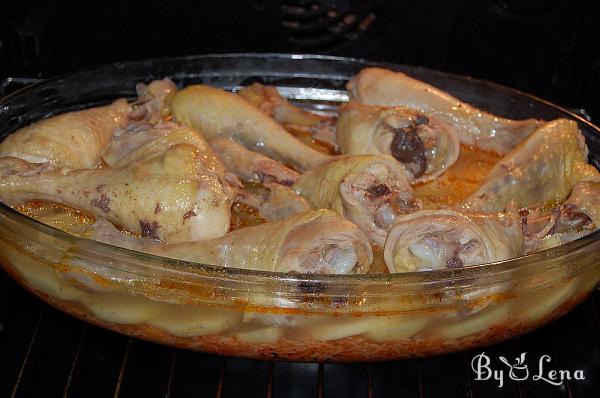 Oven Roasted Pilaf, with Potatoes and Chicken - Step 12