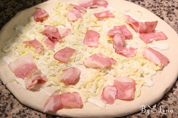 Zucchini Bacon Pizza - Step 5