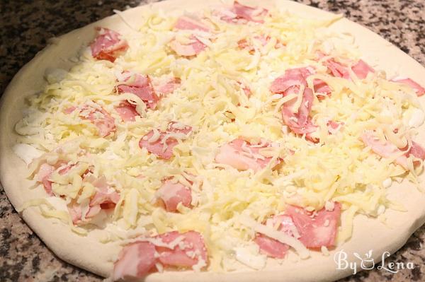 Zucchini Bacon Pizza - Step 6