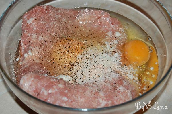 Meat Crust Pizza - Meatza - Step 1