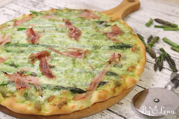 Asparagus and Pesto Pizza Recipe - Step 11