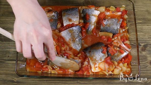Baked Fish with Tomatoes - Step 11