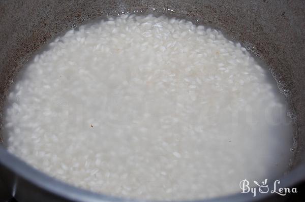 Moldovan Sweet Rice Pudding - Plachia - Step 2
