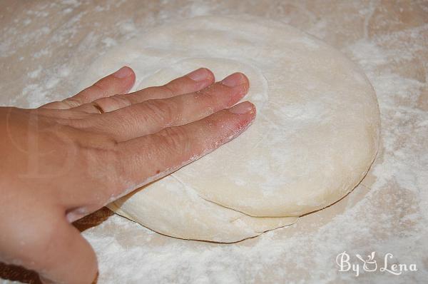 Feteer Meshaltet with Vanilla Custard - Step 14