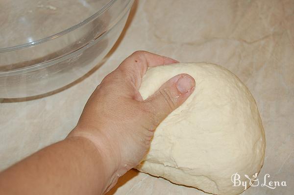 Feteer Meshaltet with Vanilla Custard - Step 3