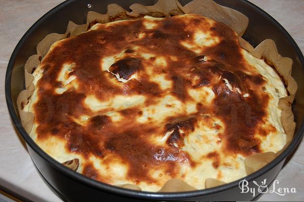 Low Carb Savory Cheese and Greens Pie - Step 7