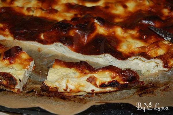 Low Carb Savory Cheese and Greens Pie - Step 9