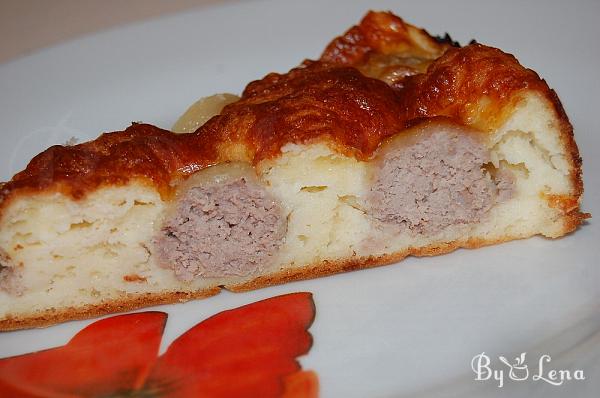 Meatball Pie with Cheese