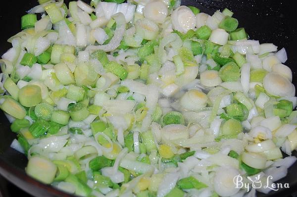 Leek and Cheese Pie - Step 1