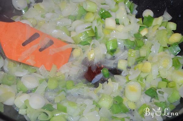 Leek and Cheese Pie - Step 2