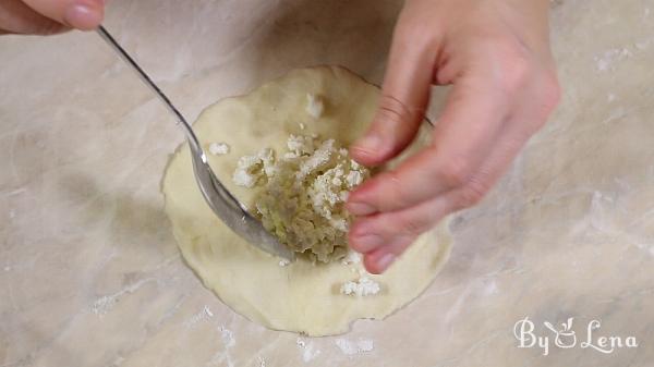 Turkish Cheese Flower Shaped Pies - Step 10
