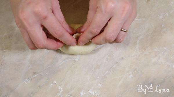 Turkish Cheese Flower Shaped Pies - Step 12
