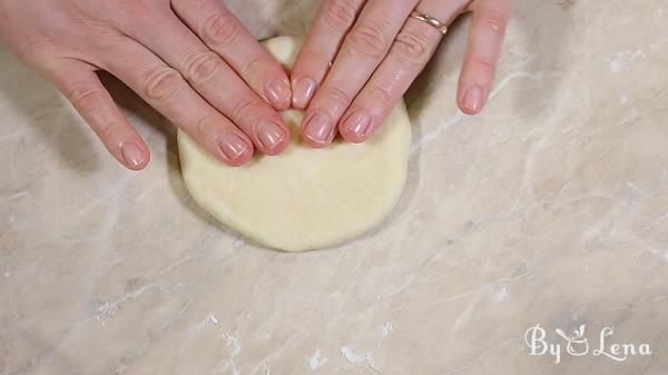 Turkish Cheese Flower Shaped Pies - Step 14