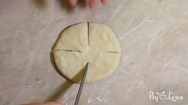 Turkish Cheese Flower Shaped Pies - Step 15