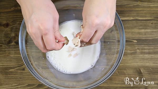 Turkish Cheese Flower Shaped Pies - Step 1