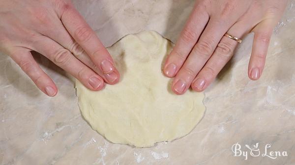 Turkish Cheese Flower Shaped Pies - Step 9