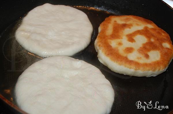 Romanian Fried Pies with Cheese and Green Onions - Step 13