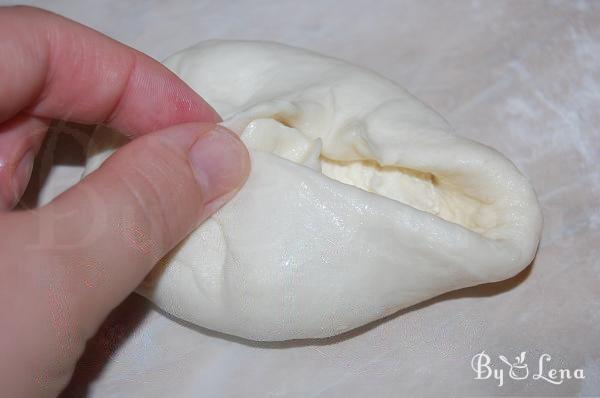 Romanian Fried Pies with Cheese and Green Onions - Step 9