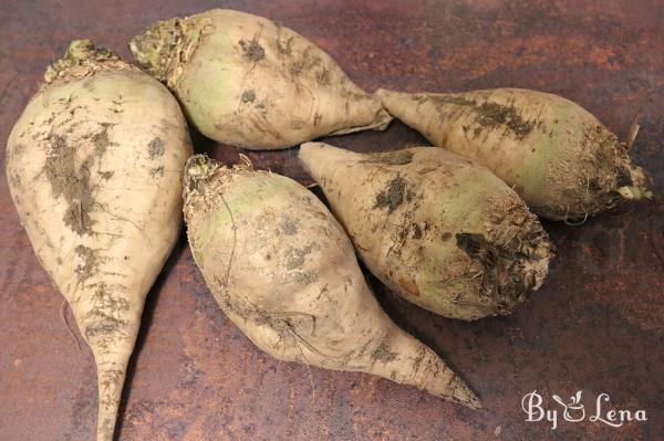 Moldovan Sugar Beet and Walnut Pies - Step 1