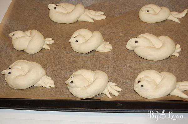 Pigeon Shaped Breads - Step 10