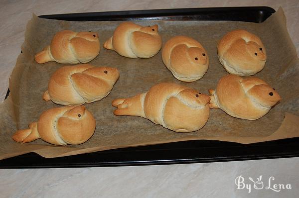 Pigeon Shaped Breads - Step 11