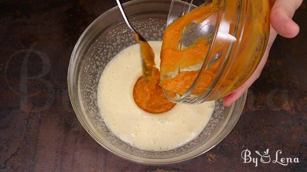 Pumpkin Zebra Cake - Step 4