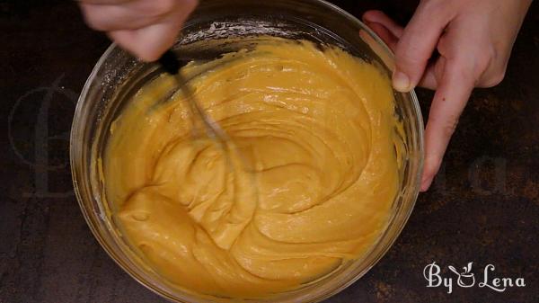 Pumpkin Zebra Cake - Step 6