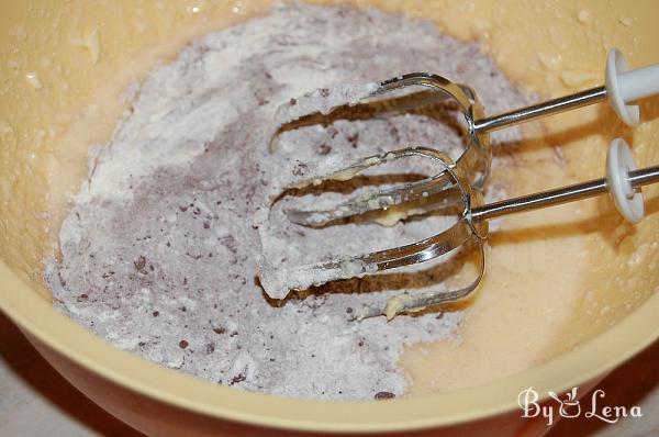 Chocolate Zucchini Upside-Down Cheese Cake - Step 6