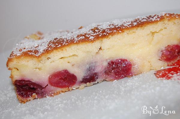 Cherry Vanilla Pudding Cake