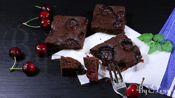 Cherry Chocolate Sheet Cake - Step 14