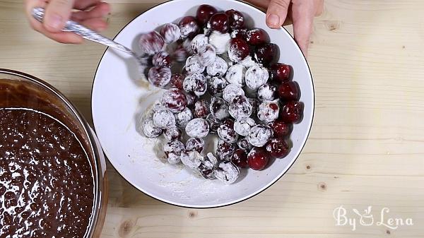 Cherry Chocolate Sheet Cake - Step 6