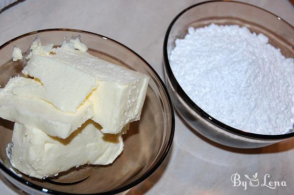 Walnut and Caramel Wafer Cake - Step 1