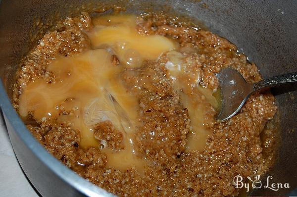 Walnut and Caramel Wafer Cake - Step 6