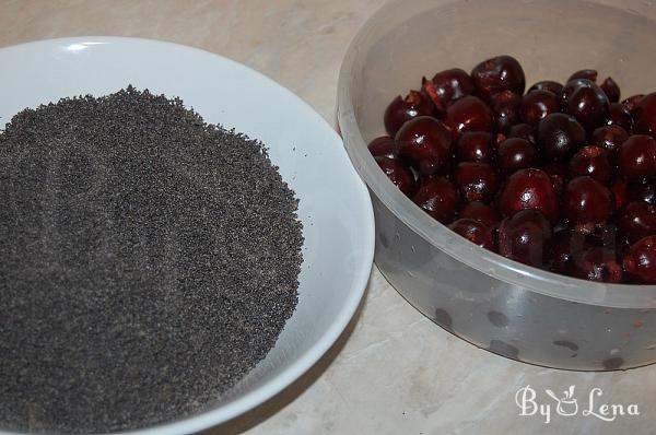 Cherry Poppy Seed Cake - Step 1